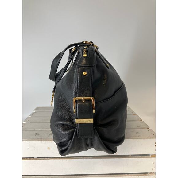 MICHAEL KORS, LARGE BLACK PEBBLED LEATHER WOMENS HADNBAG - Picture 5 of 16